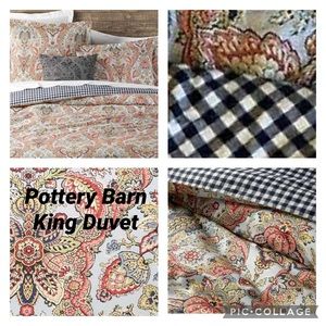Pottery Barn King Duvet